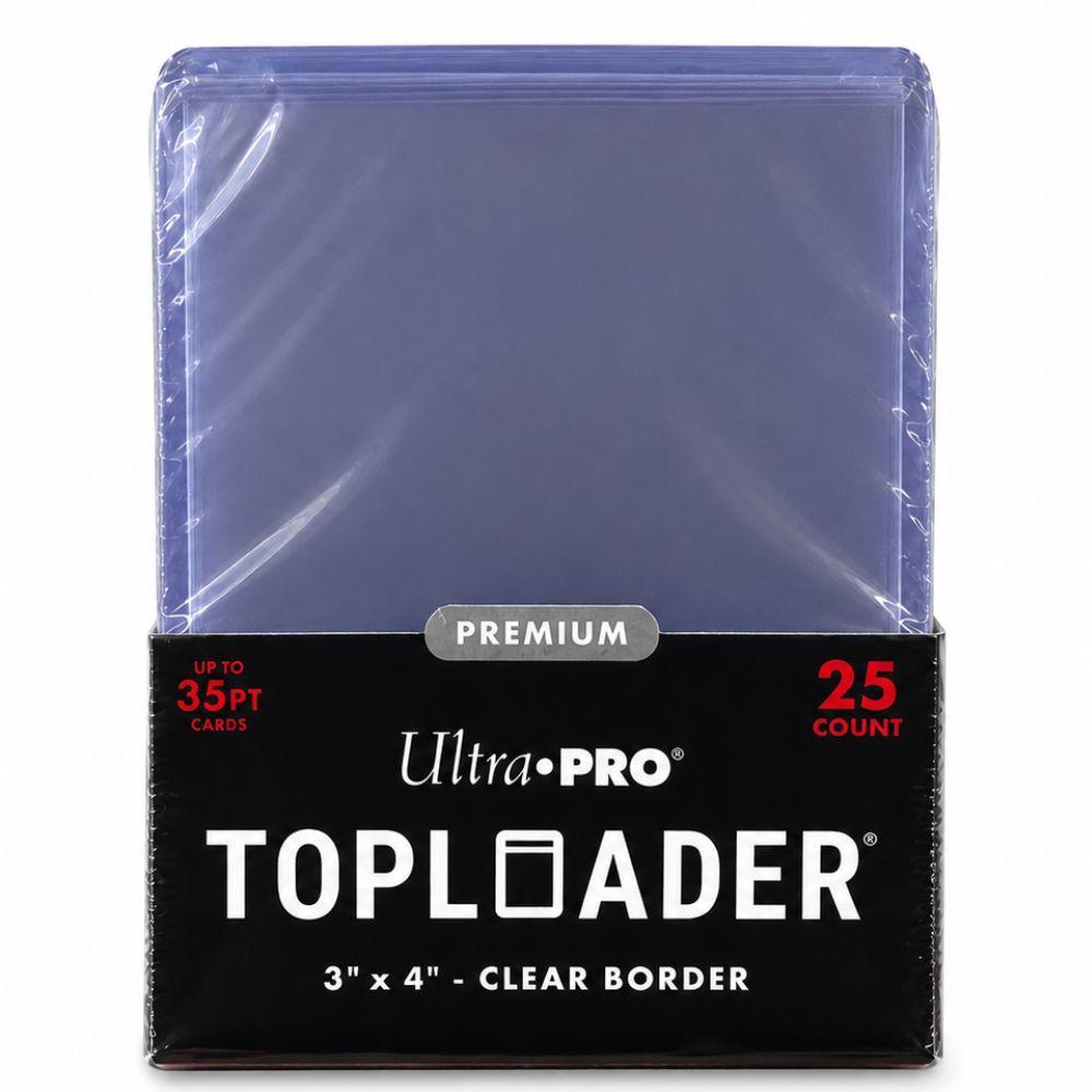 Ultra PRO 3" x 4" Ultra Clear Premium Toploaders – 25ct