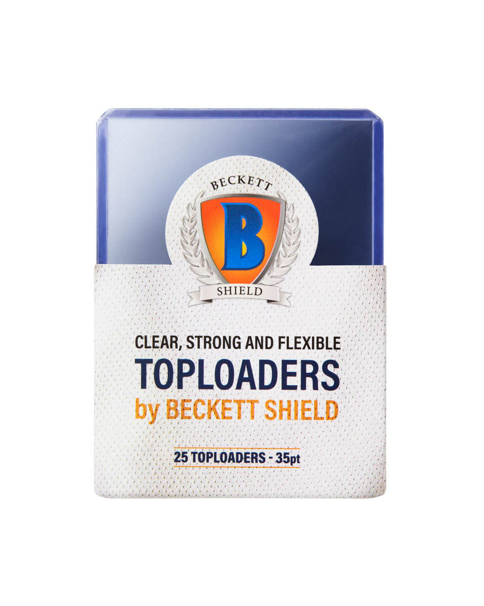 Beckett Shield 35pt Toploaders – 25ct