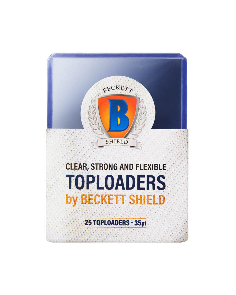 Beckett Shield 35pt Toploaders – 25ct