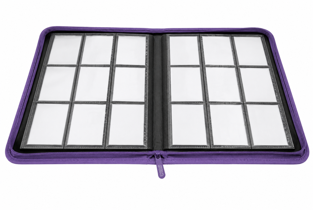 Ultra PRO Vivid 9-Pocket Zippered PRO-BINDER – Purple