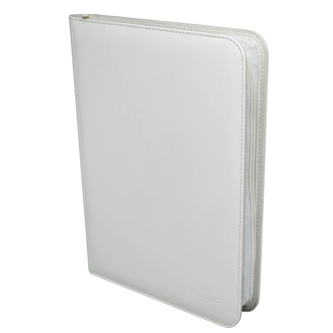 Ultra PRO Vivid 9-Pocket Zippered PRO-BINDER – White